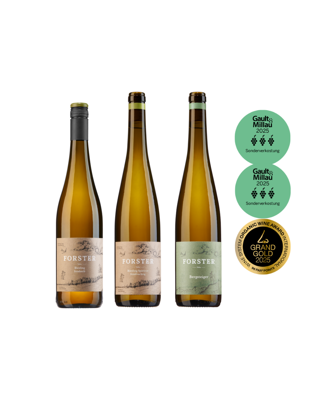 Riesling Trio -ausgezeichnet-